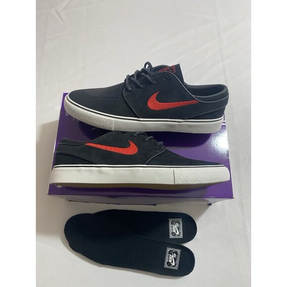 New Men Size 8 - Nike Zoom Stefan Janoski OG+ SB Black University Red FD6757 002 main image 8